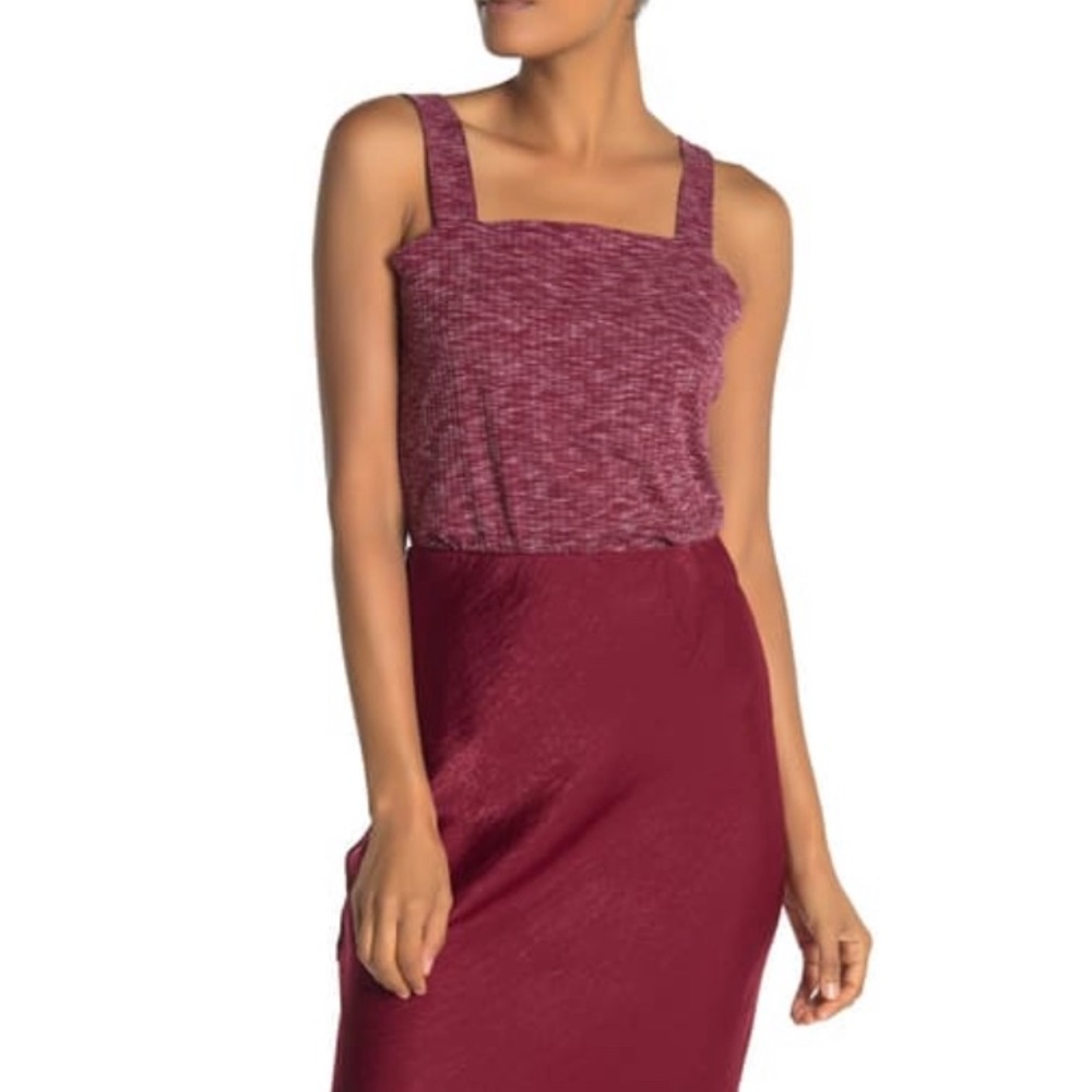 Bobeau Natural Waist Line Tank Top